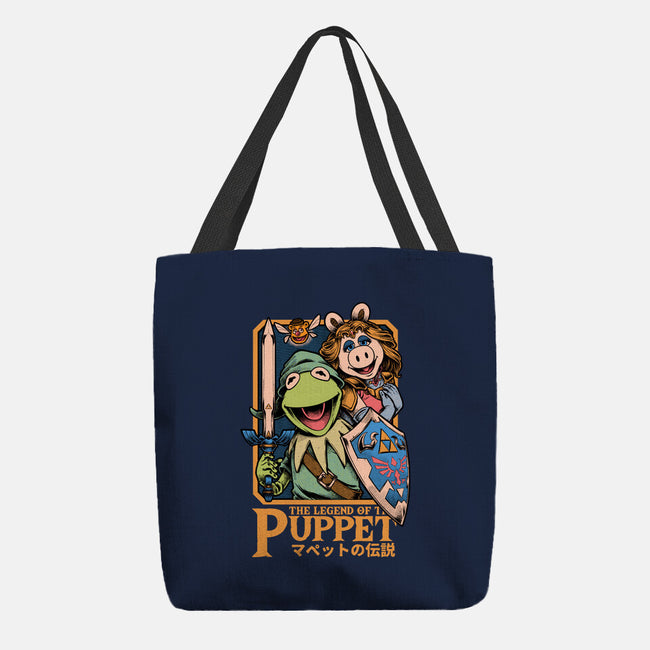 Legend Of The Puppet-None-Basic Tote-Bag-Studio Mootant