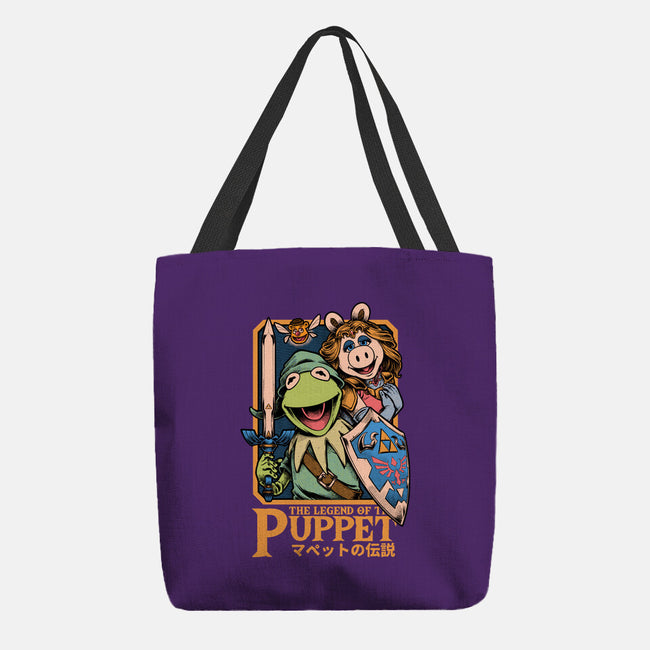 Legend Of The Puppet-None-Basic Tote-Bag-Studio Mootant