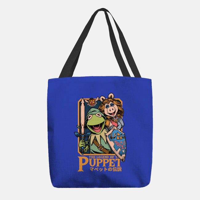 Legend Of The Puppet-None-Basic Tote-Bag-Studio Mootant