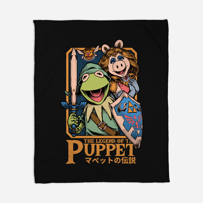 Legend Of The Puppet-None-Fleece-Blanket-Studio Mootant