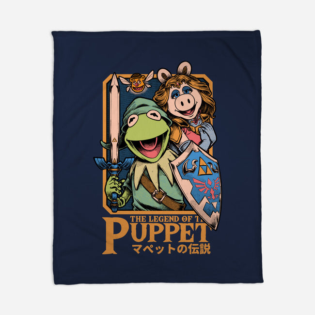 Legend Of The Puppet-None-Fleece-Blanket-Studio Mootant