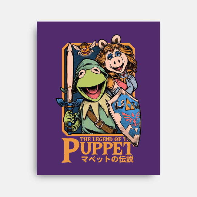 Legend Of The Puppet-None-Stretched-Canvas-Studio Mootant