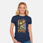 Legend Of The Puppet-Womens-Fitted-Tee-Studio Mootant