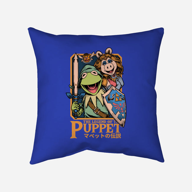 Legend Of The Puppet-None-Removable Cover w Insert-Throw Pillow-Studio Mootant