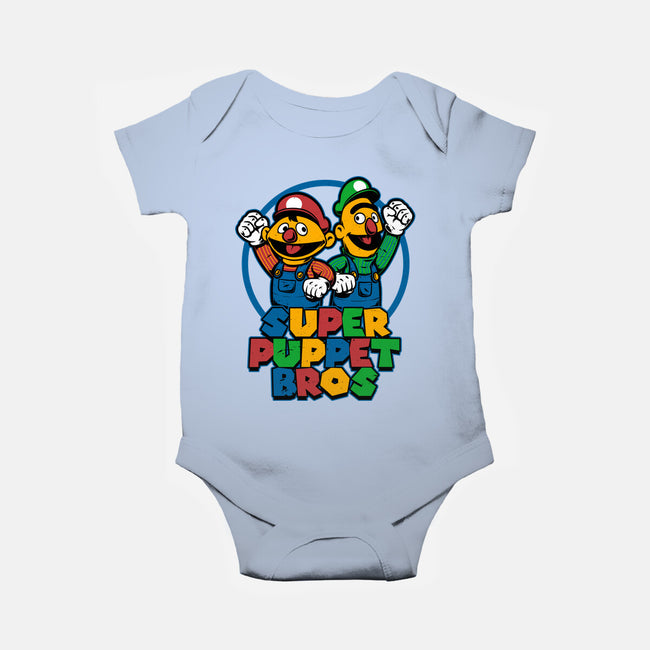 Puppet Bros Game-Baby-Basic-Onesie-Studio Mootant