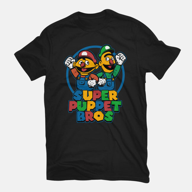 Puppet Bros Game-Womens-Fitted-Tee-Studio Mootant