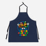 Puppet Bros Game-Unisex-Kitchen-Apron-Studio Mootant