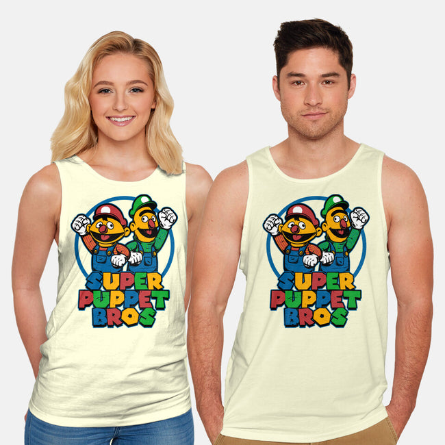 Puppet Bros Game-Unisex-Basic-Tank-Studio Mootant