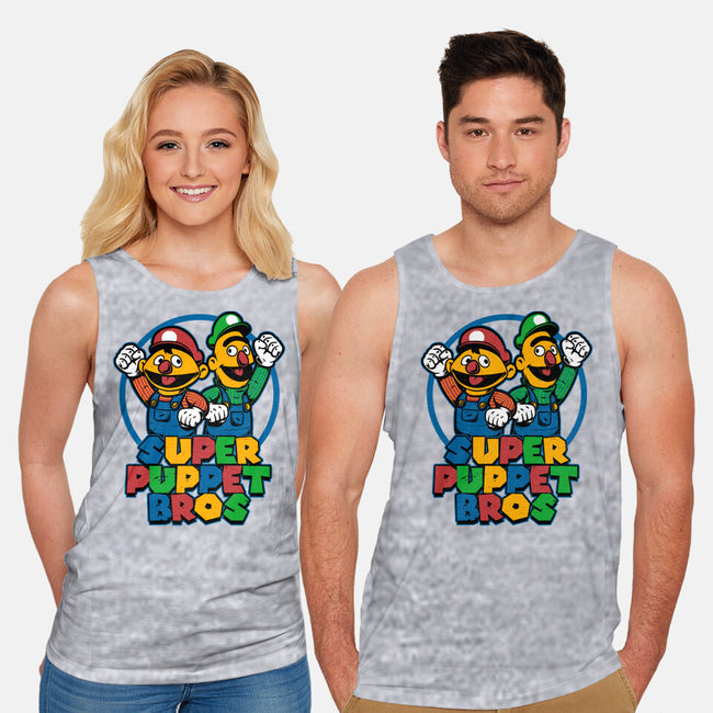 Puppet Bros Game-Unisex-Basic-Tank-Studio Mootant