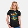 Puppet Bros Game-Womens-Fitted-Tee-Studio Mootant