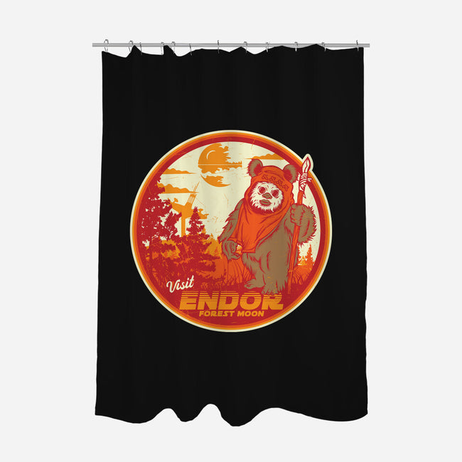 Visit The Forest Moon-None-Polyester-Shower Curtain-CarloJ1956