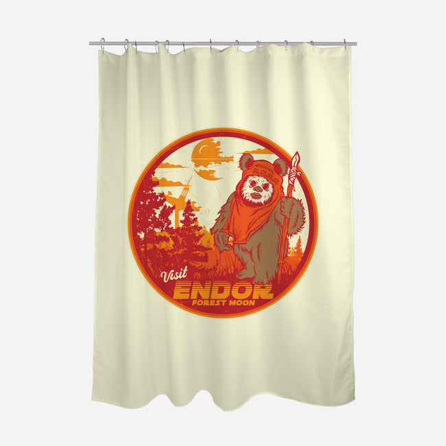 Visit The Forest Moon-None-Polyester-Shower Curtain-CarloJ1956