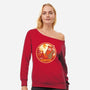 Visit The Forest Moon-Womens-Off Shoulder-Sweatshirt-CarloJ1956