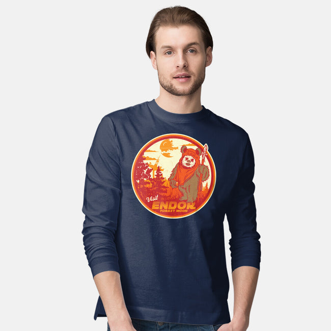 Visit The Forest Moon-Mens-Long Sleeved-Tee-CarloJ1956