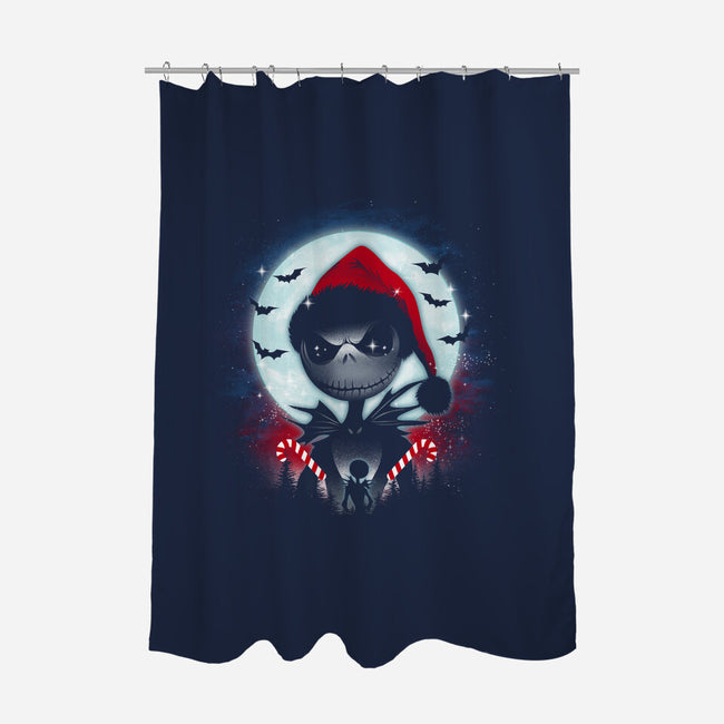 Nightmare Christmas-None-Polyester-Shower Curtain-dandingeroz