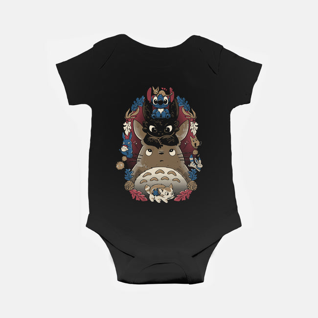 Friends Together-Baby-Basic-Onesie-yumie