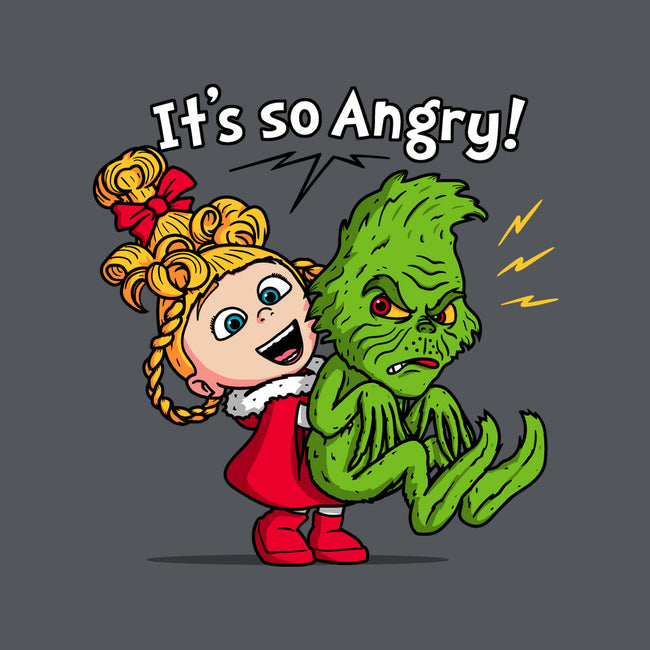 It's So Angry-Womens-V-Neck-Tee-Raffiti