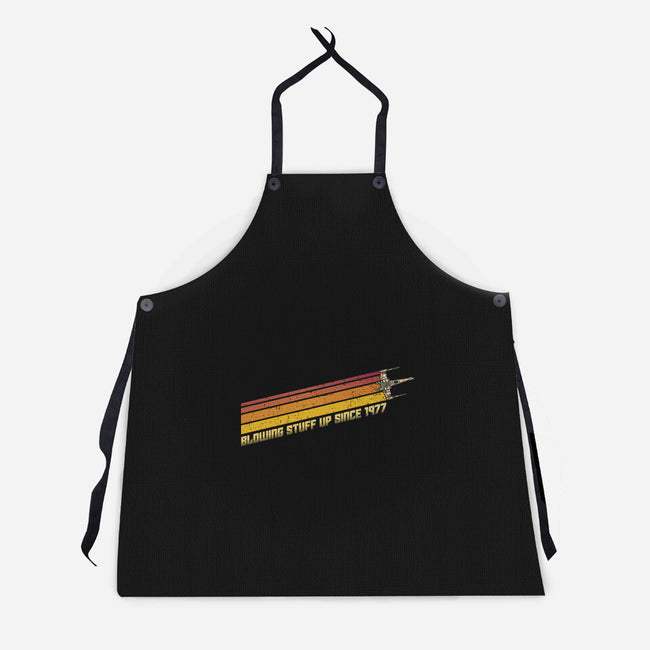 Blowing Stuff Up Since 1977-Unisex-Kitchen-Apron-kg07