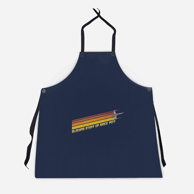 Blowing Stuff Up Since 1977-Unisex-Kitchen-Apron-kg07