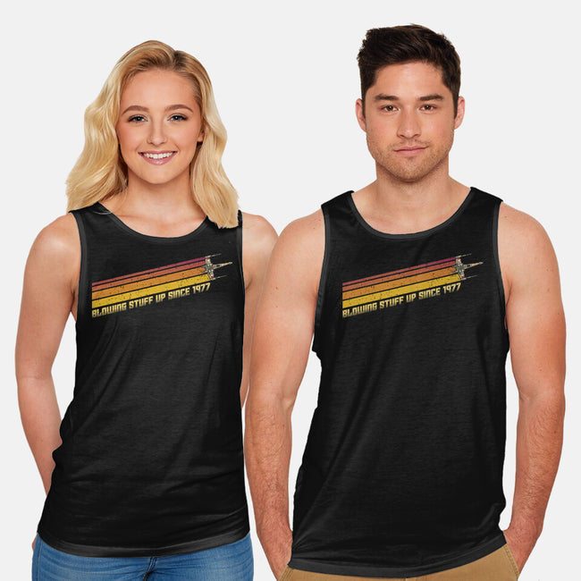 Blowing Stuff Up Since 1977-Unisex-Basic-Tank-kg07