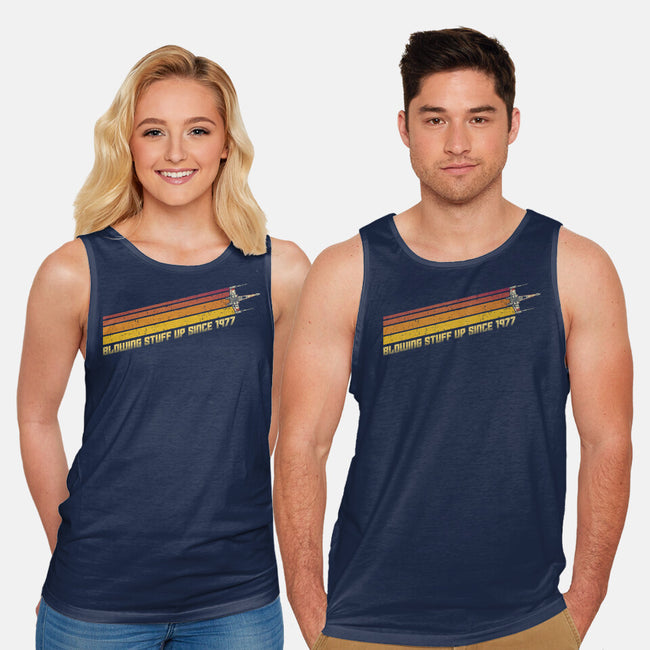 Blowing Stuff Up Since 1977-Unisex-Basic-Tank-kg07