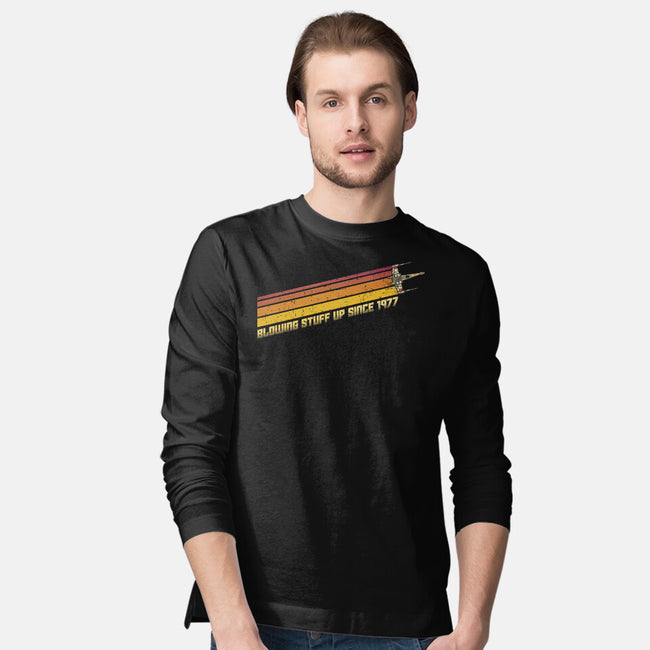 Blowing Stuff Up Since 1977-Mens-Long Sleeved-Tee-kg07