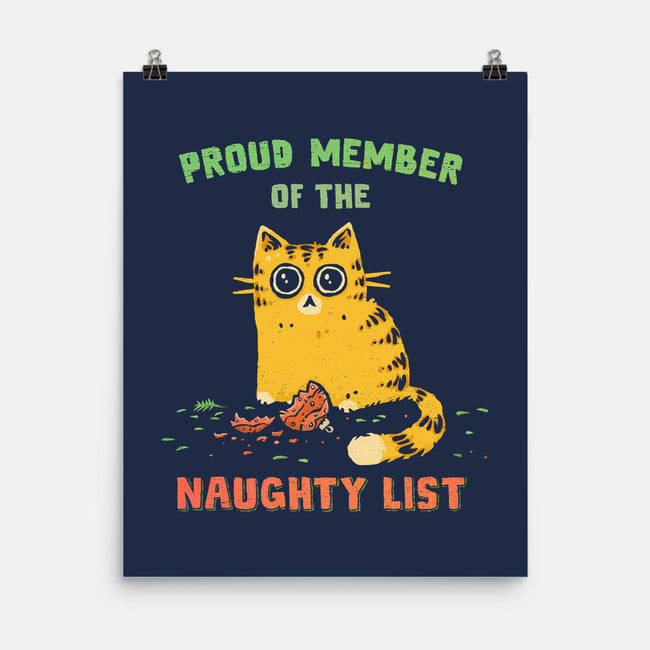 Proud Member Of The Naughty List-None-Matte-Poster-kg07