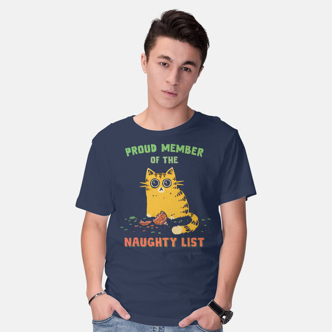 Proud Member Of The Naughty List-Mens-Basic-Tee-kg07