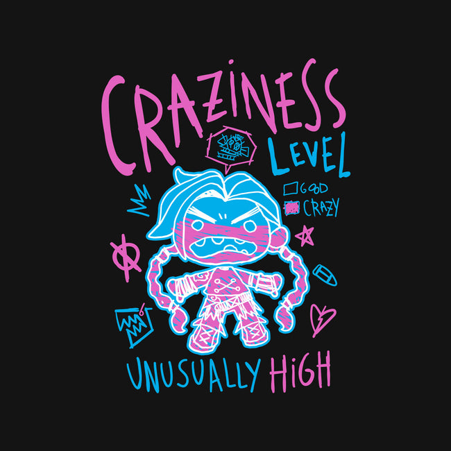 Craziness Level-Womens-Fitted-Tee-demonigote