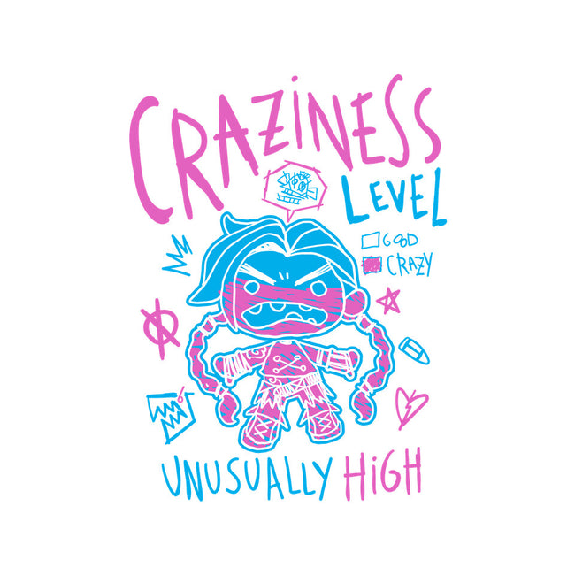 Craziness Level-Womens-Fitted-Tee-demonigote