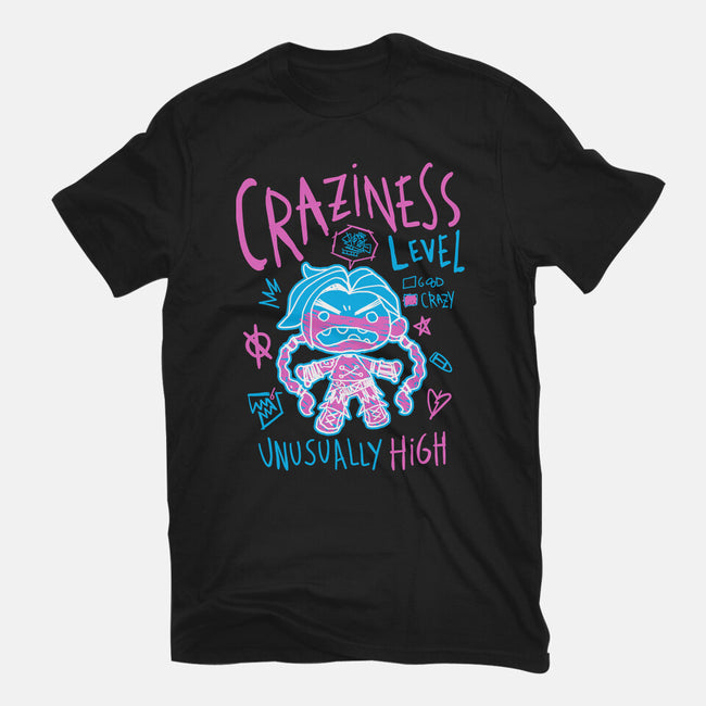 Craziness Level-Mens-Heavyweight-Tee-demonigote