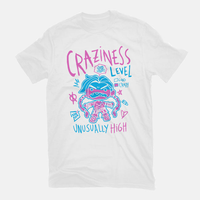 Craziness Level-Youth-Basic-Tee-demonigote