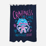 Craziness Level-None-Polyester-Shower Curtain-demonigote