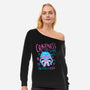 Craziness Level-Womens-Off Shoulder-Sweatshirt-demonigote