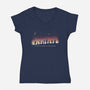 The Fellowship Of The Force-Womens-V-Neck-Tee-NMdesign