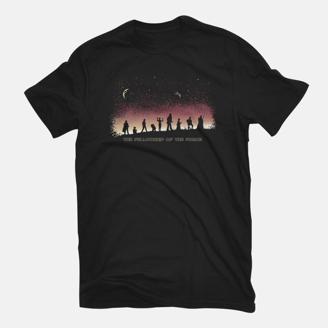 The Fellowship Of The Force-Unisex-Basic-Tee-NMdesign