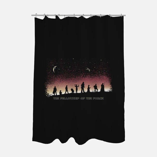 The Fellowship Of The Force-None-Polyester-Shower Curtain-NMdesign