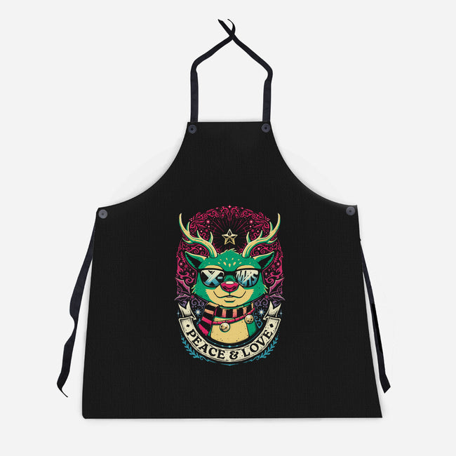 Peace And Love-Unisex-Kitchen-Apron-StudioM6