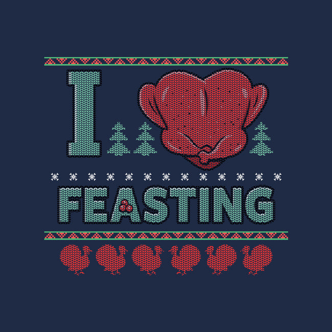 I Love Feasting-Womens-Fitted-Tee-Boggs Nicolas