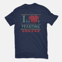 I Love Feasting-Womens-Fitted-Tee-Boggs Nicolas