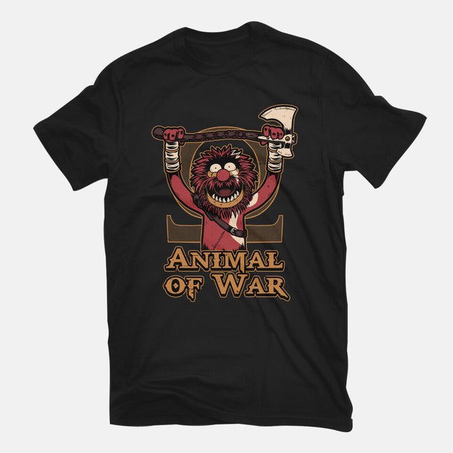 Animal Of War Game-Mens-Heavyweight-Tee-Studio Mootant