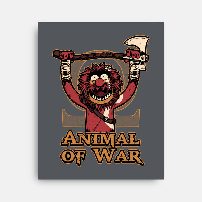 Animal Of War Game-None-Stretched-Canvas-Studio Mootant