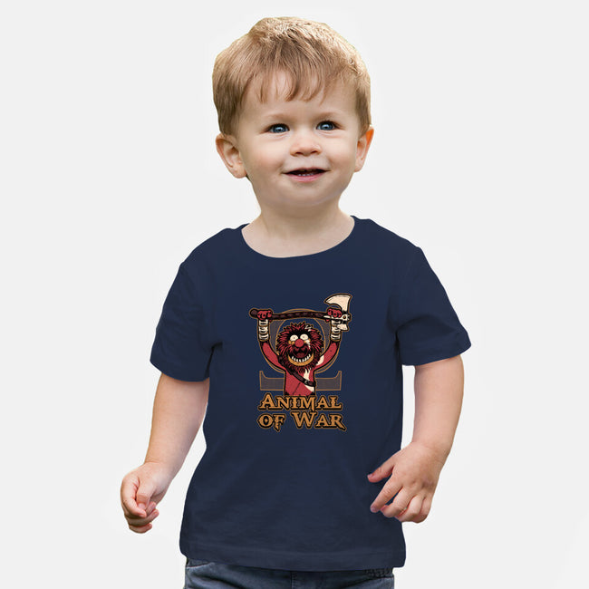 Animal Of War Game-Baby-Basic-Tee-Studio Mootant