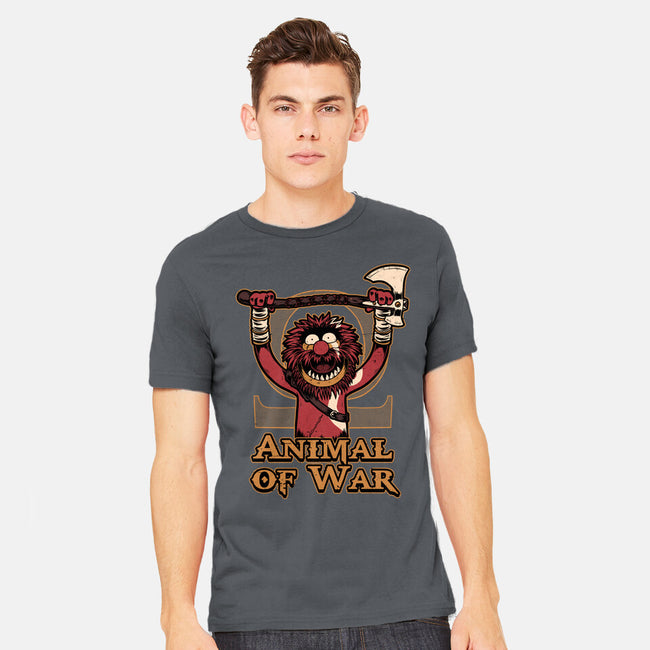 Animal Of War Game-Mens-Heavyweight-Tee-Studio Mootant