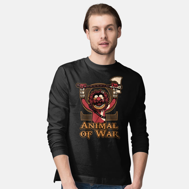 Animal Of War Game-Mens-Long Sleeved-Tee-Studio Mootant