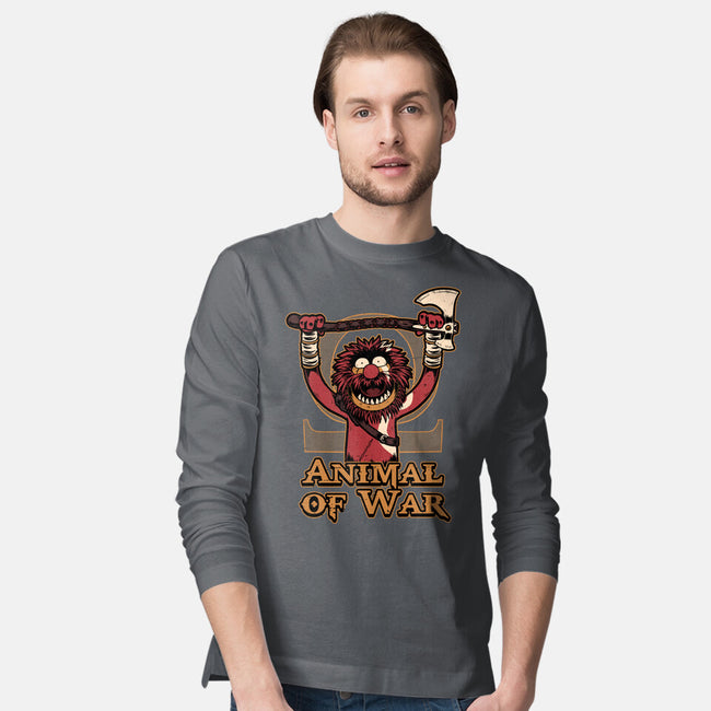 Animal Of War Game-Mens-Long Sleeved-Tee-Studio Mootant