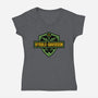 Fantasy Elf Bike-Womens-V-Neck-Tee-Studio Mootant