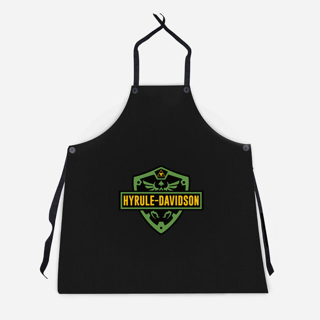 Fantasy Elf Bike-Unisex-Kitchen-Apron-Studio Mootant