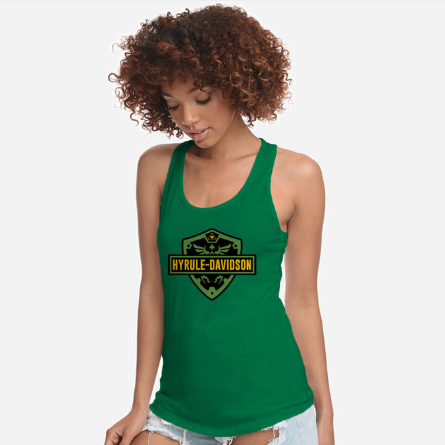 Fantasy Elf Bike-Womens-Racerback-Tank-Studio Mootant