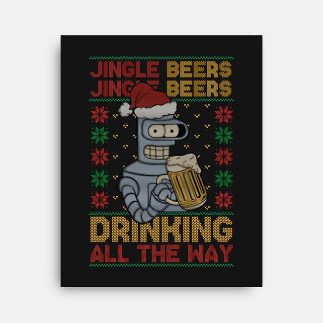 Jingle Beers-None-Stretched-Canvas-Melonseta